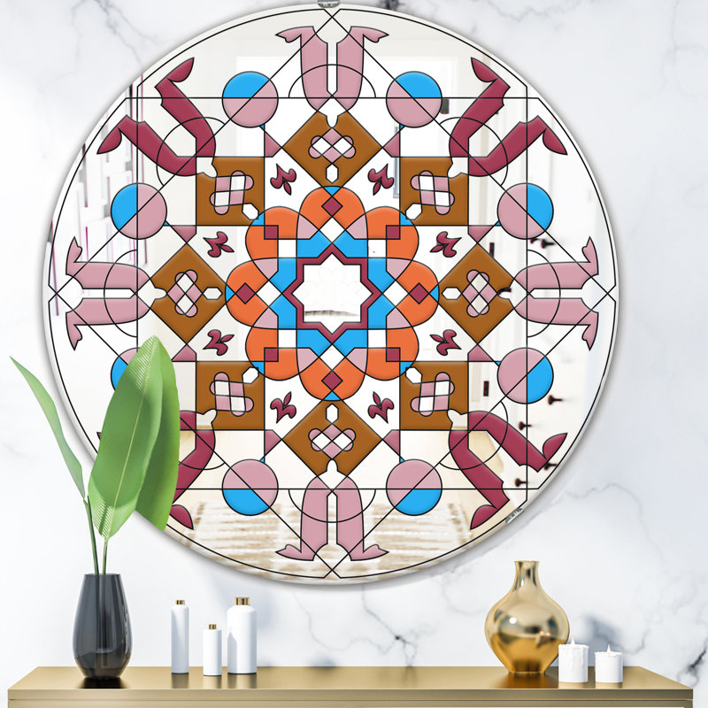 Miroir d'appoint mural Shades of Glass, H 23,6 po x l 23,6 po