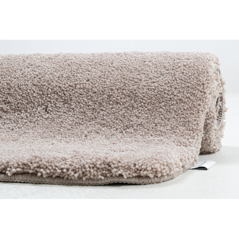 Rectangle Bath Rug, 70 x 120 cm, Beige