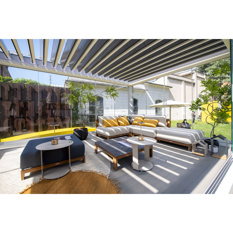 Ombre Smart Pergola A7 Art, 102.4" H x 157.5" W x 236.22" D