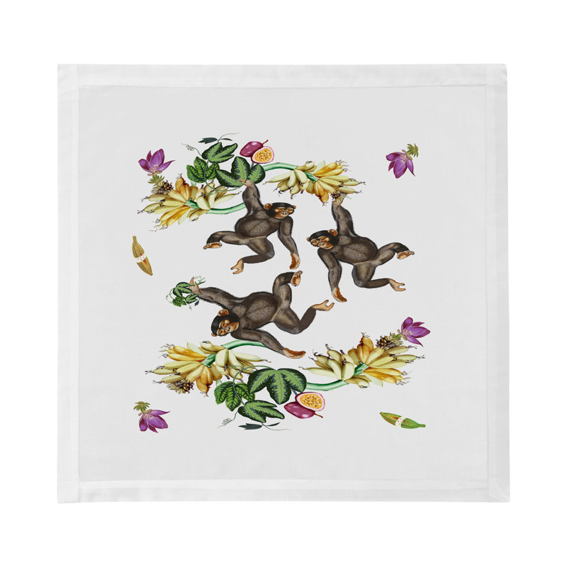 Swinging Monkeys Square Napkins
