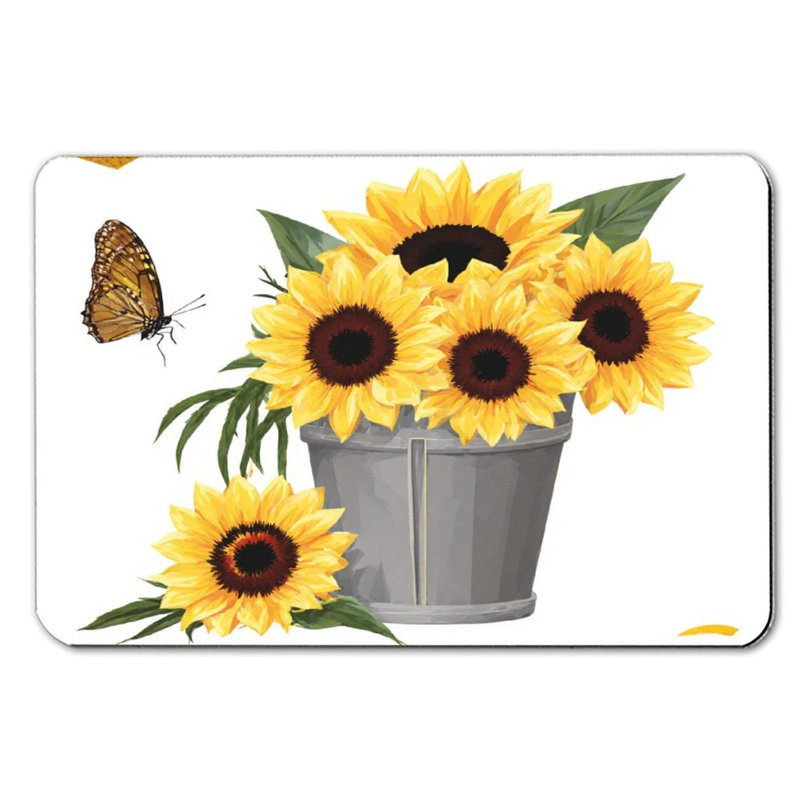 Tapis de bain Sunflower Bouquet Group, 16 x 24