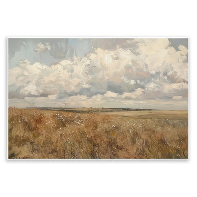 Wide Open Farm Field Wall Plaque, design by LSR Creative Studio