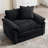 Chenille Oversized Accent Armchair-1383082148
