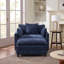 Fauteuil d'appoint rembourré en chenille de 39,4 po, fauteuil de lecture pour chambre à coucher, fauteuil club 39,4 po-129412067