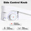 Toilette chauffée pour bidet avec modes de nettoyage multiples, capteur de radars, installation facile pour la salle de bain, eau réglable portable, température intelligente, buse automatique,