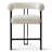 Modern Boucle Upholstered Counter Height Bar Stool