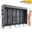 Razhane 88.2'' W Clothes Rack with Cover, Heavy-Duty Portable Wardrobe-370291811