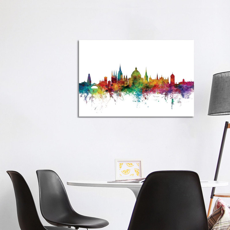 Oxford, England Skyline by Michael Tompsett - Wrapped Canvas Gallery-Wrapped Canvas Giclée