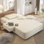 Chaise longue avec 3 coussins et pochette de rangement-132433419