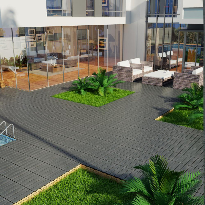 22 Pack Deck Tiles (Dark Gray)