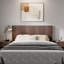 Tête de lit en bois massif Ebern Designs, fixation murale, chêne naturel-912824889-929358437