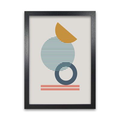 Mid Century Modern On Grey E - Print