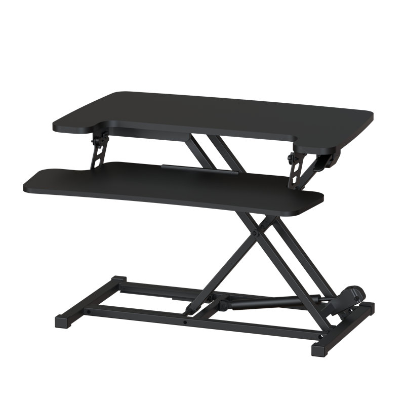 Convertisseur de bureau debout Murray, Noir, H 19,6 po x l 30 po x P 24,9 po