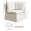 Crampton Performance Fabric Down Fill Slipcover Dining Corner Chair-583340653