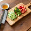 MITSUMOTO SAKARI Couteau de cuisine japonais en acier inoxydable à haute teneur en carbone 7 po Nakiri