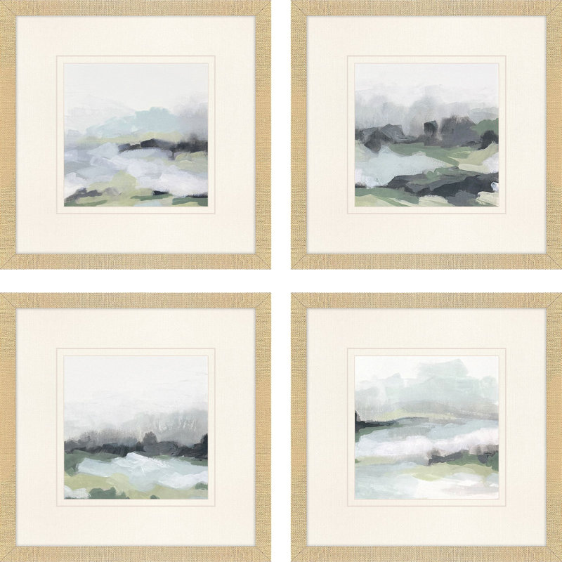 Strata Field Framed Art