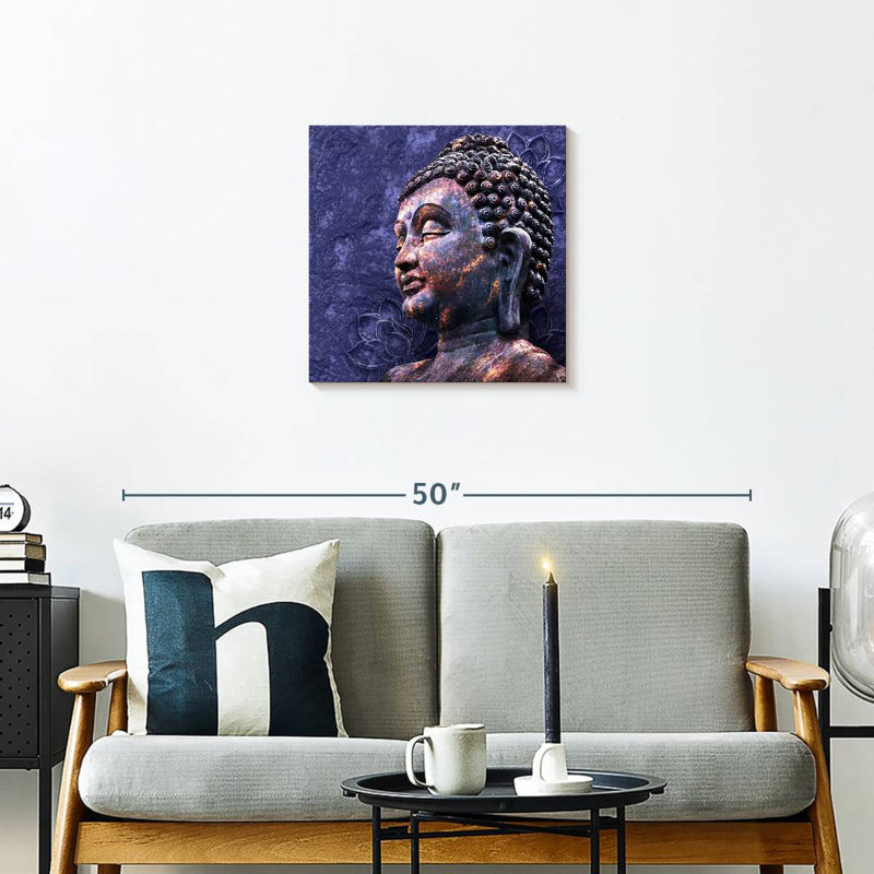 Javetta Lord Buddha Head, 20" H x 20" W
