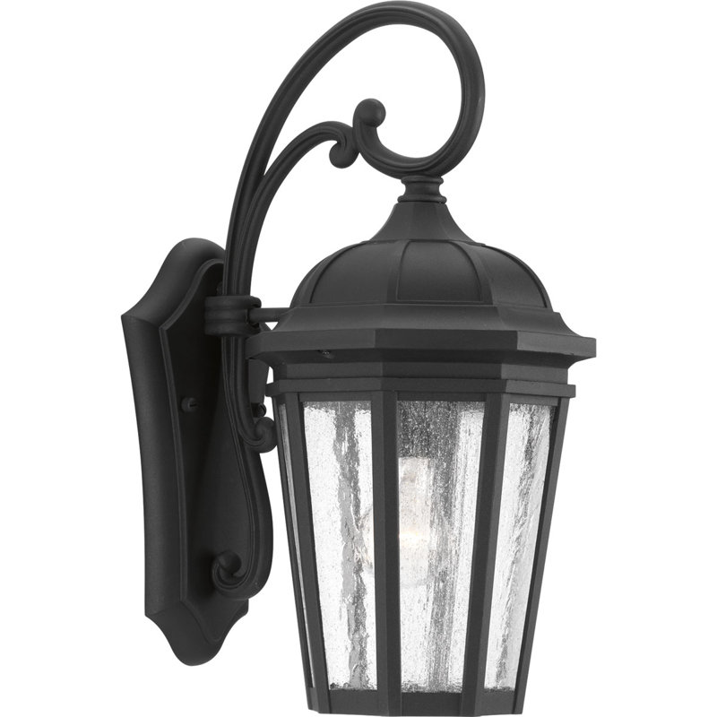 Florence-Graham Wall Light, Black, 17.75" H x 8.25" W x 11.38" D