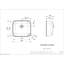 44.5cm x 39.3cm Single Bowl Kitchen Sink