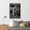 «Old Man At Gym Club - Don't Stop Lifting When You Get Old», toile tendue avec châssis - Sports Illustration Decor, décor de chambre noir et blanc
