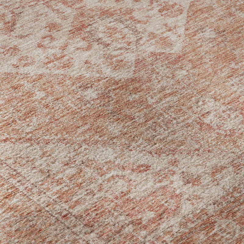 Premium Machine Washable Wayne AMF1104 Global Rug, Rectangle 1'8" x 2'6"