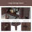 24" Bathroom Vanity Base Only, Soild Wood Frame, Bathroom Storage Cabinet With Doors And Open Shelf-90652543