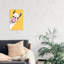 Sneaky Bubble Gum Llama 1 Piece Wall Art on Canvas-329991003-340206061
