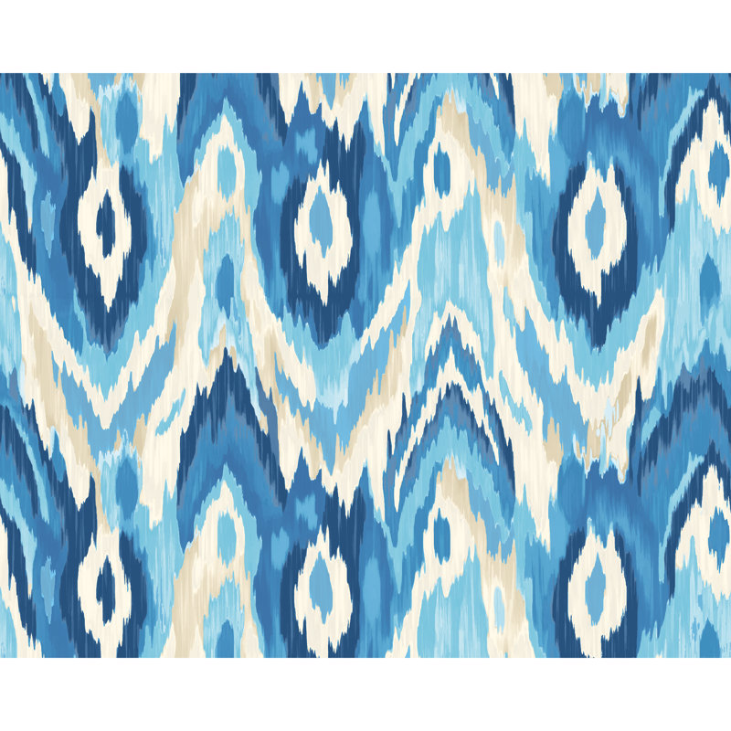 2.4m x 3m Wallpaper Roll, Blue