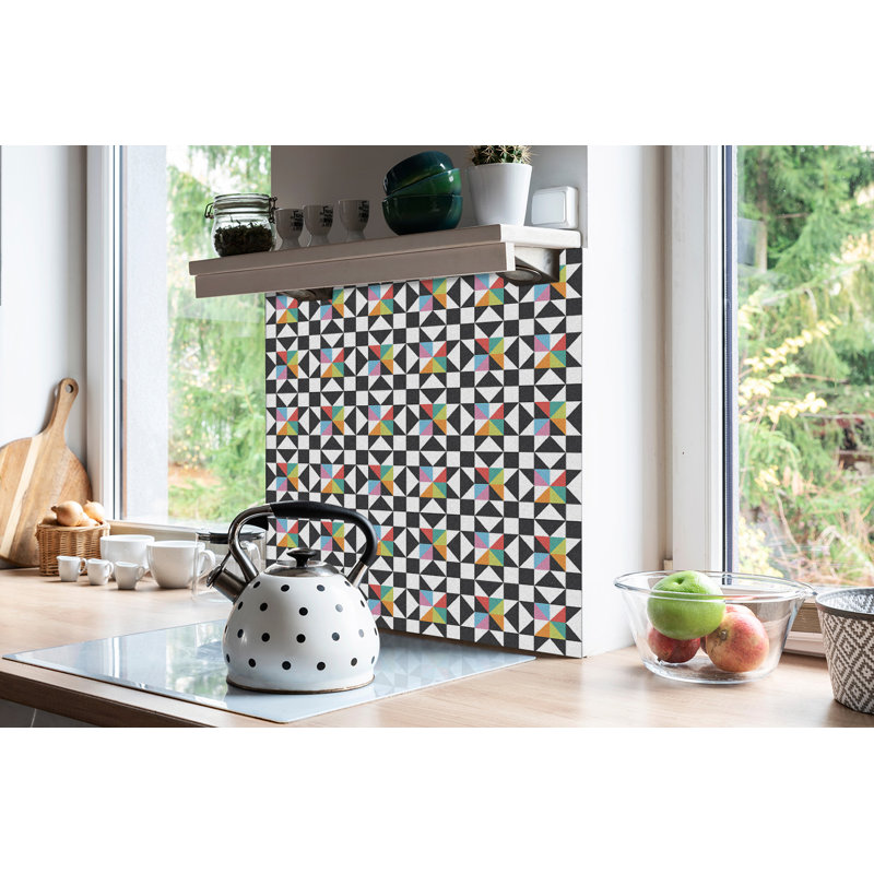 Hinnerich 30cm W x 30cm L Vinyl Peel and Stick Field Tile