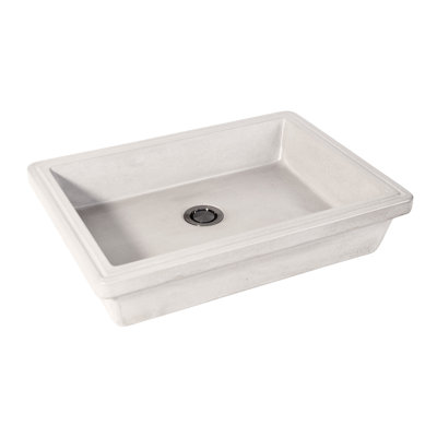 Newterra Handmade Rectangular Undermount Bathroom Sink