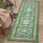 Vintage Rugs Machine Washable Non-Slip Kitchen Rug Low Pile Ultra-Thin Floor Mat No-Shedding Floral Print Indoor Carpet Boho Decorative Rugs for Bedroom Living Room-145752586