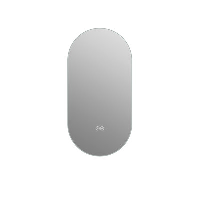 48*24 Inch Wall - Mounted Fog Led Bathroom Mirror With Design, Three Lighting Choices 6000K White, 4000K Natural, 3000K Warm , Adjustable Brightness, Shatter Glass, 50000+ Hours Led, Suitable For