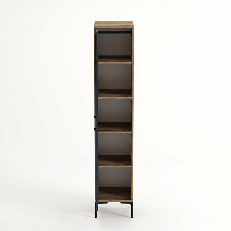 Armoire simple avec miroir 16 po Aurelia