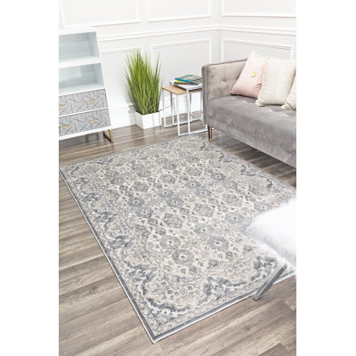 Elliana Vintage Grey Taupe Area Rug