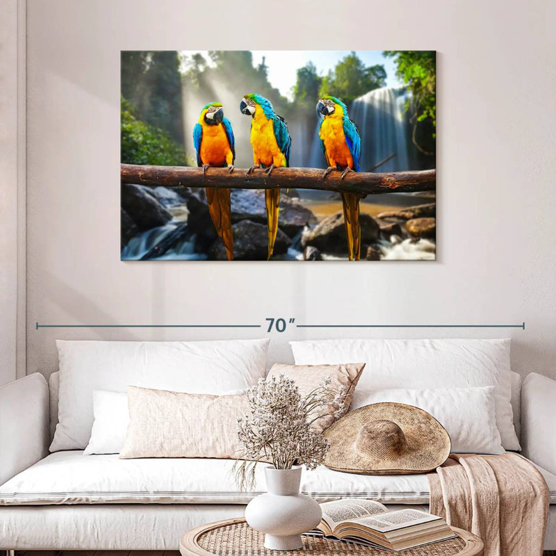 Bramaw Macaw Friends, H 30 po x l 45 po