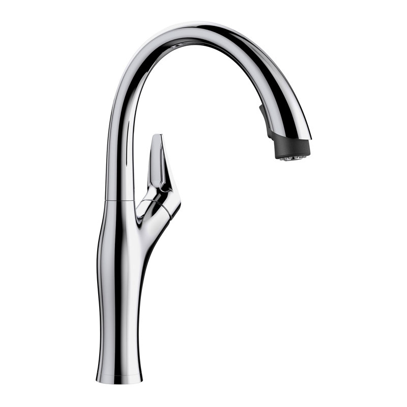 Artona Pull-Down Dual-Spray Kitchen Faucet, Polished Chrome, 1.5 GPM