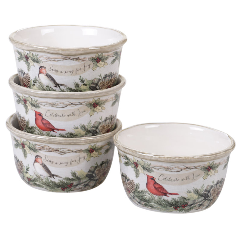 Service de table 16 pièces Certified International Holly and Ivy