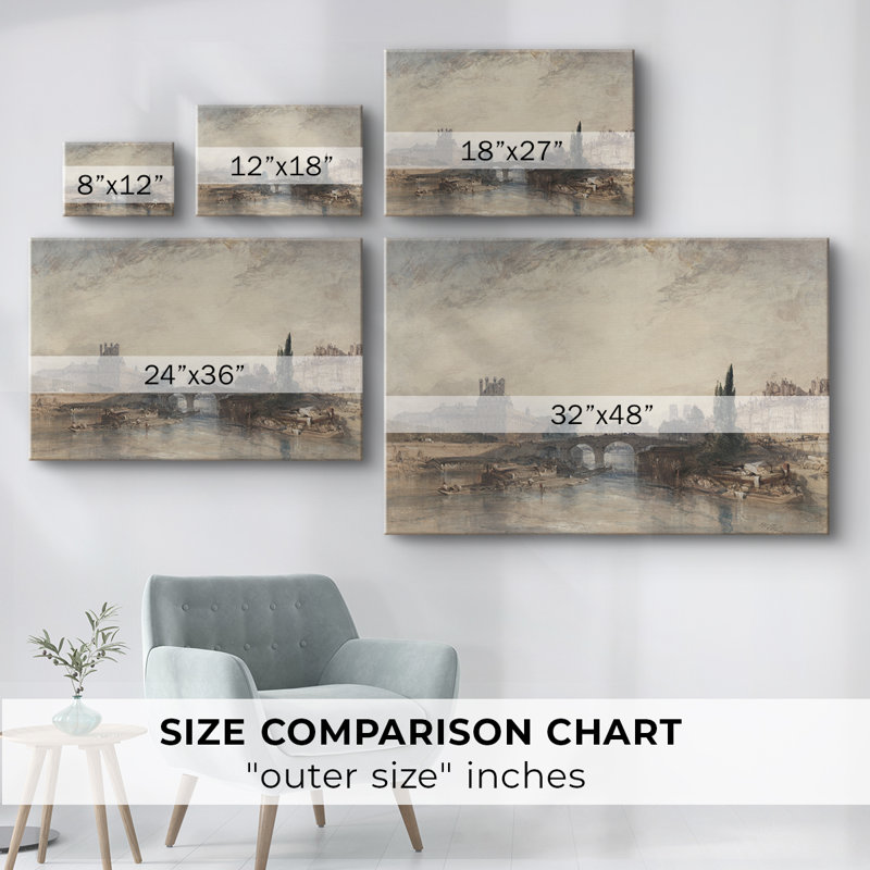 Paysages rétro-CDII - Cavas enveloppés de galerie, 12 x 18