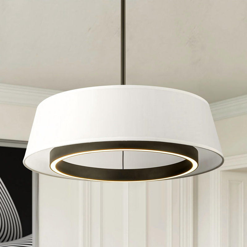 Luminaire suspendu 1 lumière HaloGlow
