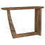 Console ovale en bois de manguier de couleur unie Dyllen - brun
