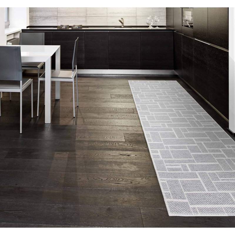 Runner Ava-Grace Geometric Indoor / Outdoor Area Rug, Rectangle 60 x 120cm