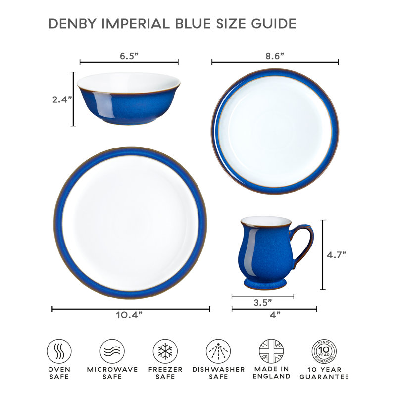 Bol à soupe / céréales 6,5 po Imperial Blue