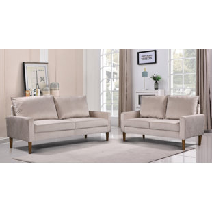 2 - Piece Velvet Living Room Set