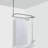 Utopia Alley Rustproof Aluminum Hoop Shower Rod With Ceiling Support for Clawfoot Tub, 54 Inch Extra Large Size by 26 Inch-50131465