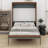 Multi-Functional Wall Bed with Foldable Desk, Murphy Bed Space Saving Solution-1017705931