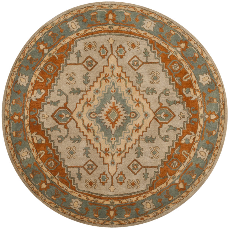 Cranmore Hand Tufted Wool Oriental Rug, Round 8'