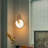 Eclipse Brass Pendant Light 9.8" Integrated LED Brushed Brass Pendant Light