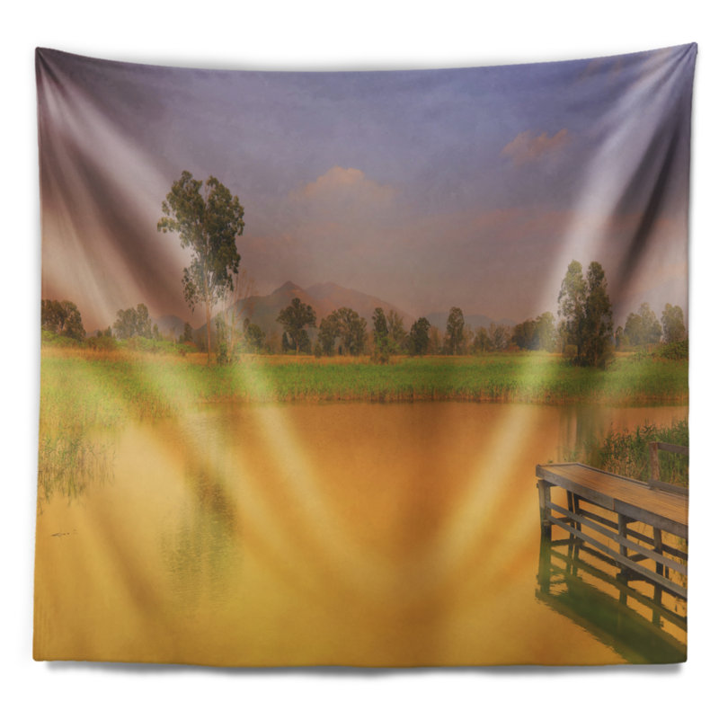 Polyester Tapestry, 32" H x 39" W