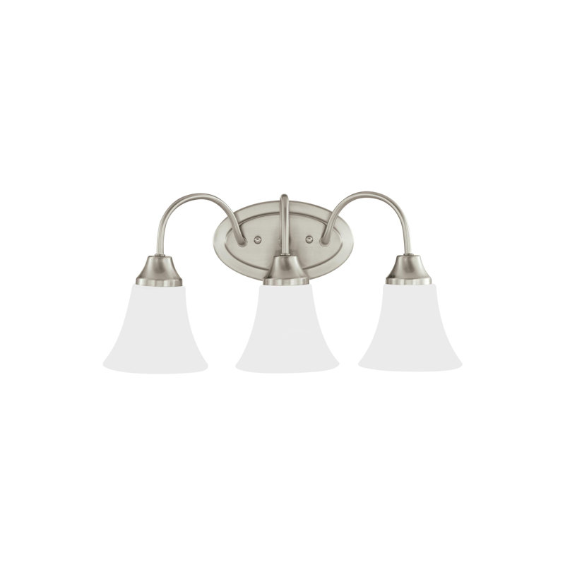 Lumière de meuble-lavabo à intensité variable, Nickel brossé, Non