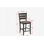 Chaise de salle à manger à hauteur de comptoir de style contemporain avec tabouret de bar et tabouret 2 pièces
